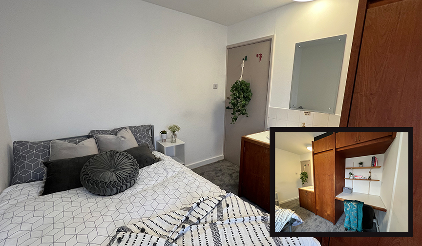 Loughborough accommodation after decorations go up