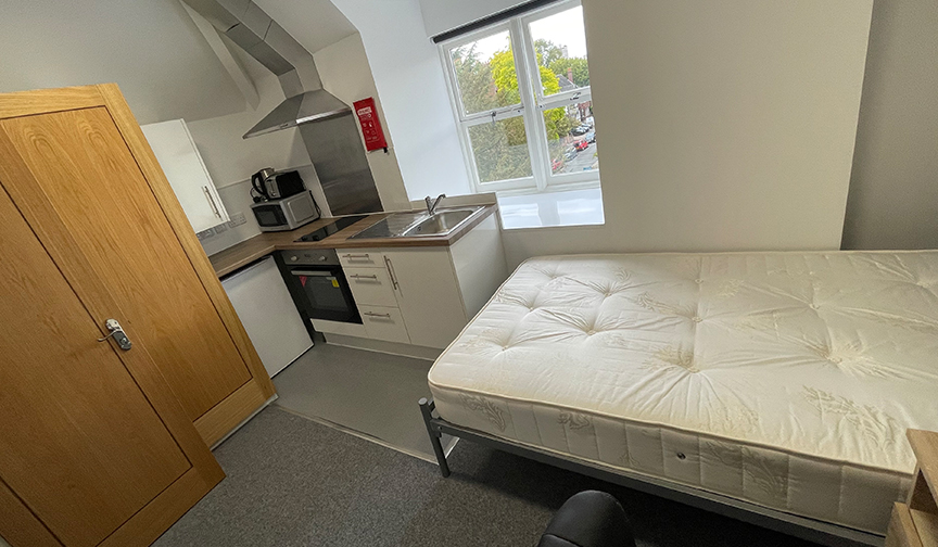 Standard studio in Leicester near campus Standard studio in Salisbury Road