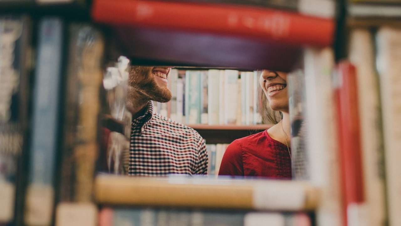 exam stress - relax in the library at De Montford university