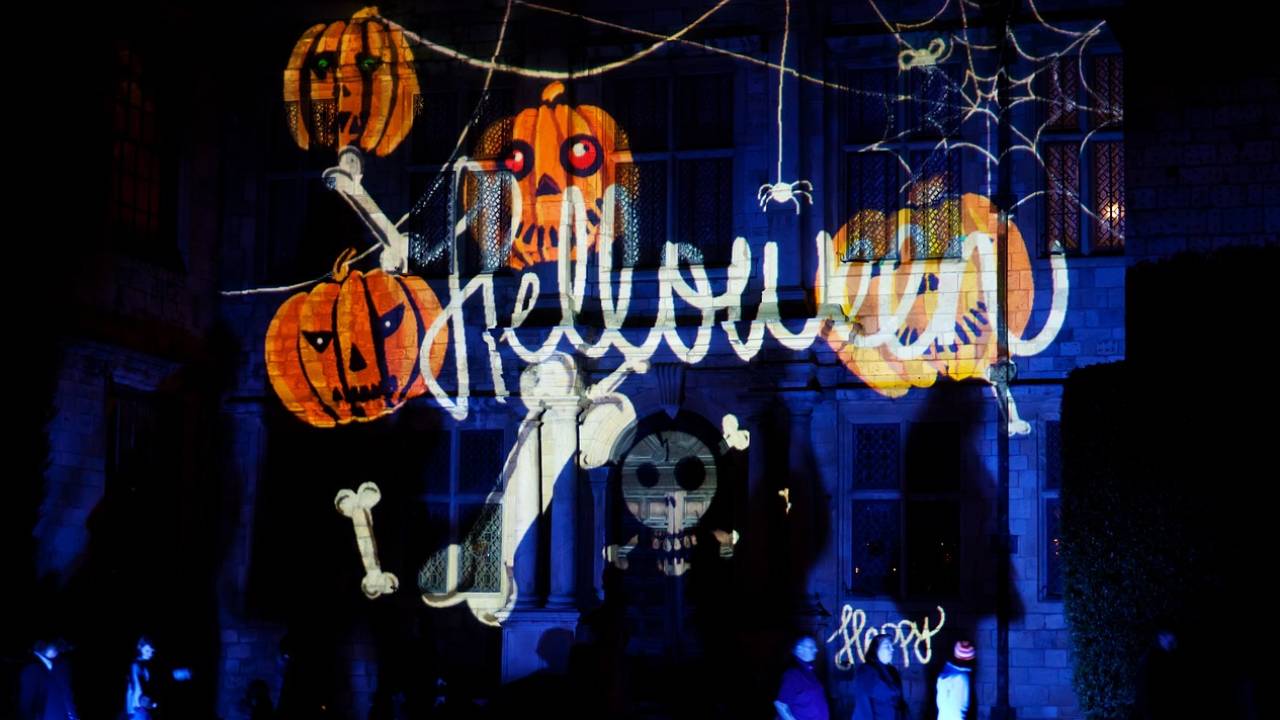 Leicester student thinking about ideas for Halloween decorations