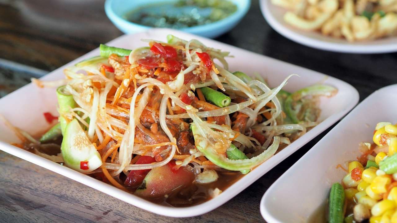 Students at Loughborough University cooking food in shared kitchens