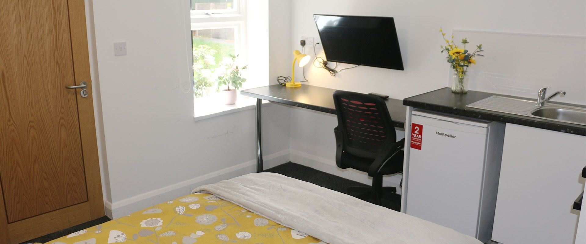 Spacious, bright modern layouts in every studio