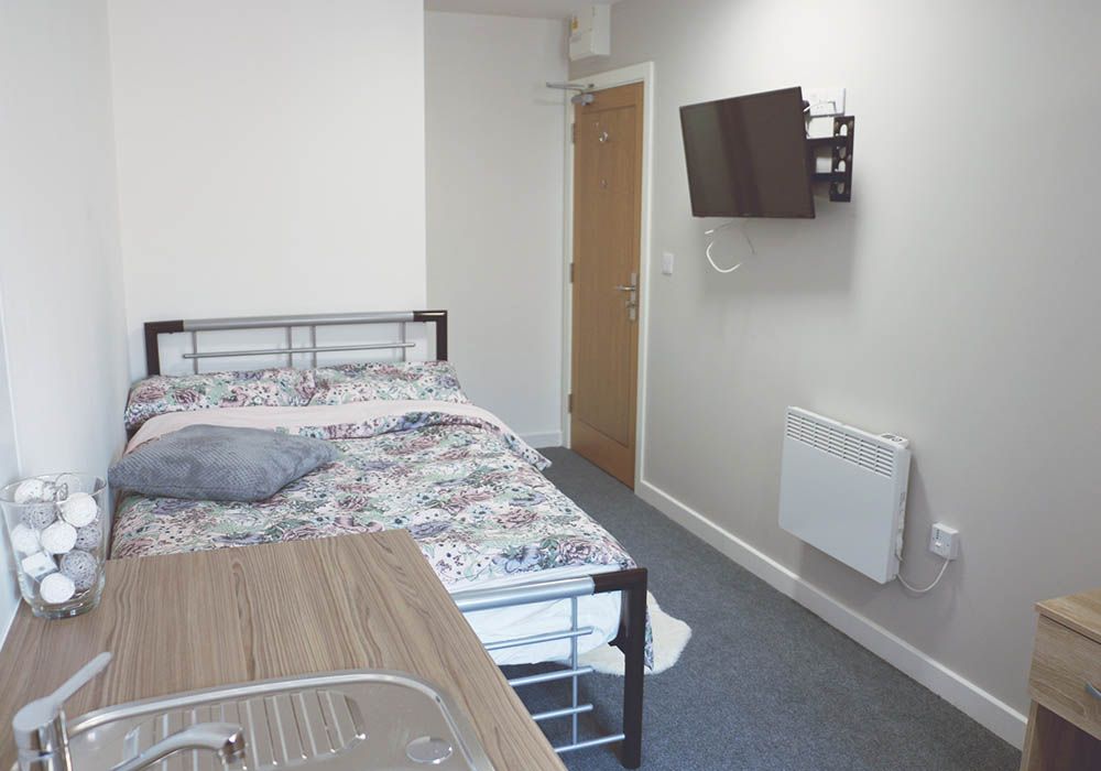 Student studio in leicester - compact space with all facilities