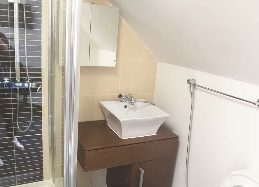 Forest Rise: Two Bed Flats - Ensuite shower and sink