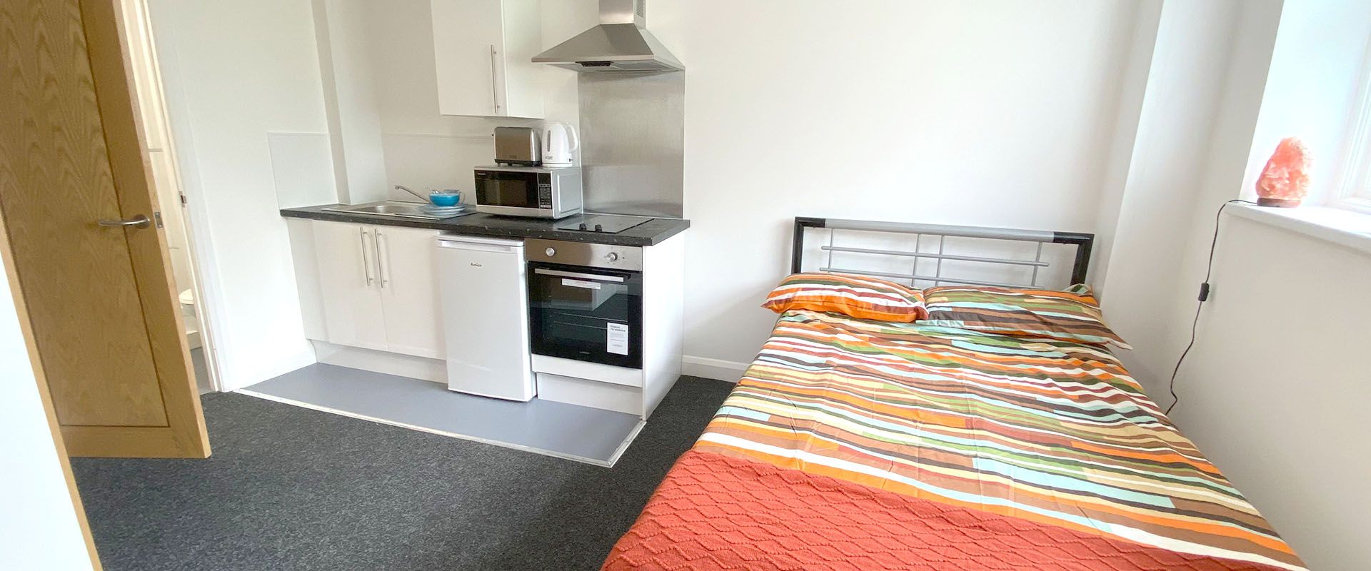 All kitchen essentials included for every studio