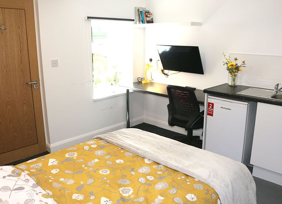 Regent Road Leicester Student Accommodation: Standard Studio - Bright room with spacious area