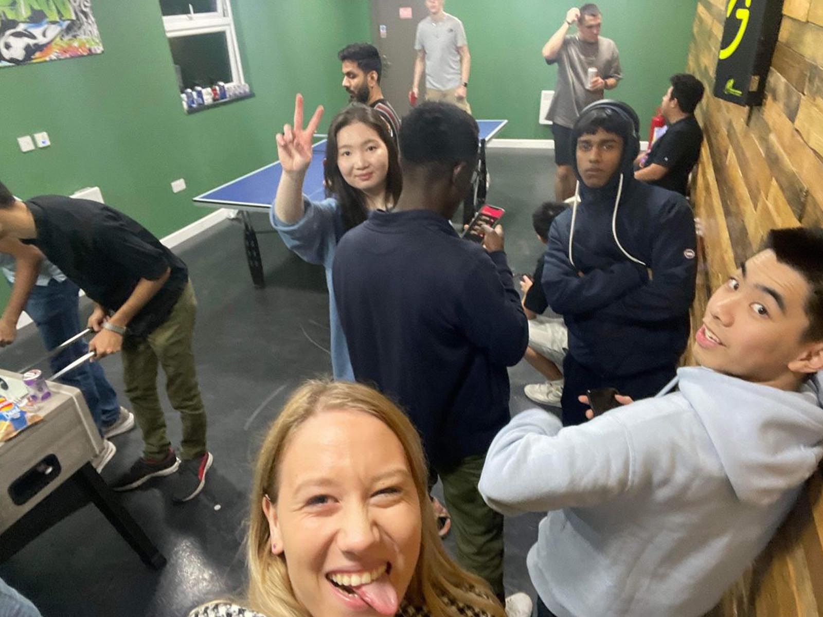 Loughborough Student Christmas Event - Baloons and football