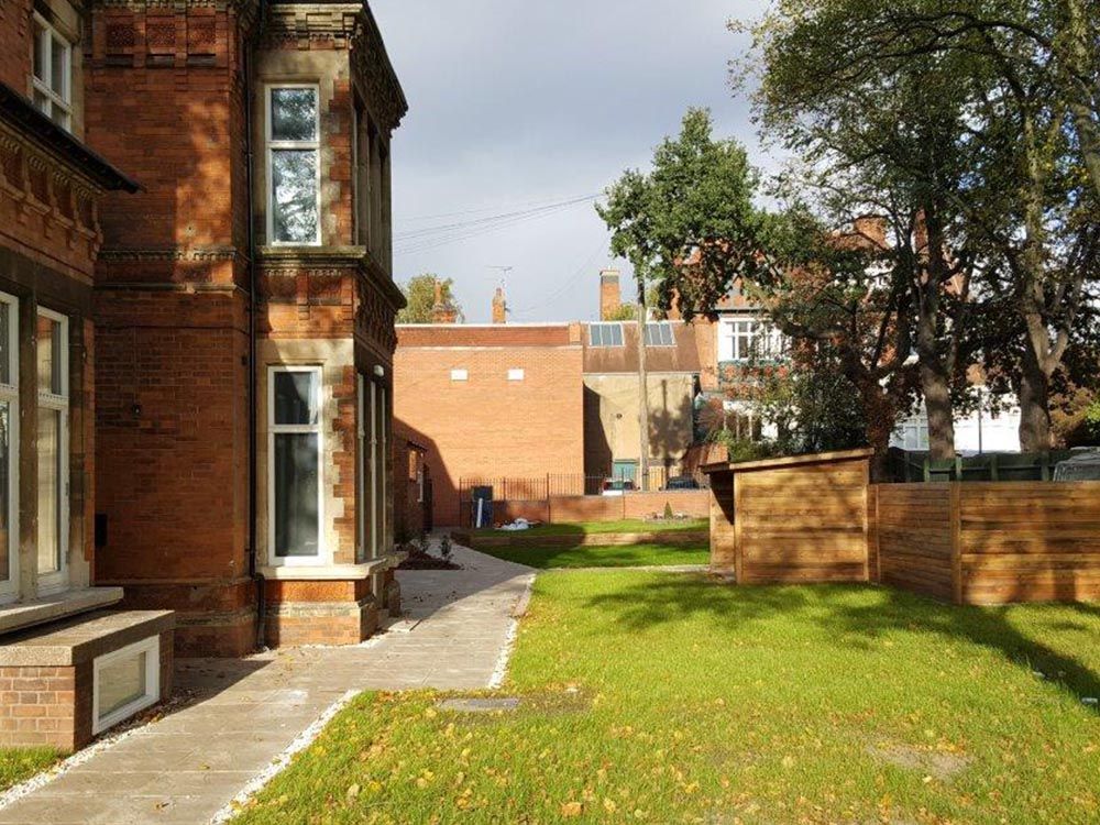 Regent Road Leicester Student Rooms outdoor space