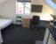 Radmoor House Leicester Student Accommodation - Large Studios - Wide open space with kitchen, bed and desk