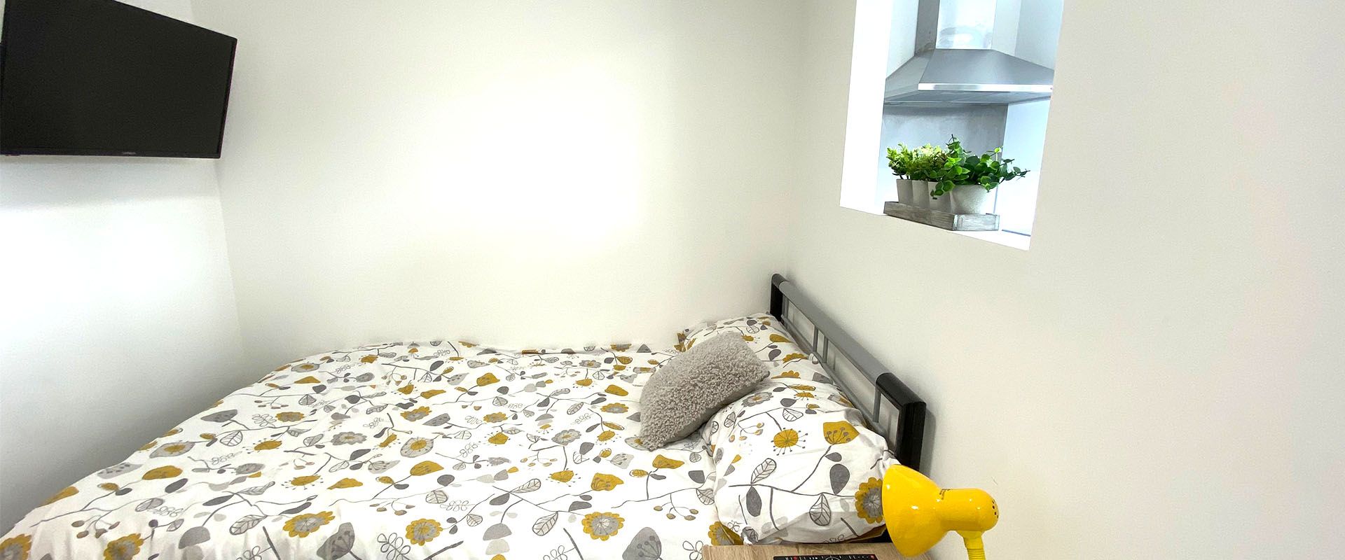 Stay in a room that offers security, comfort and style