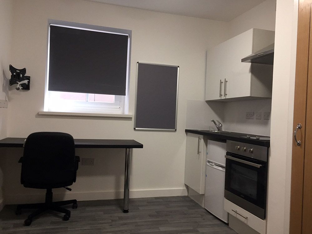Regent Road Leicester Student Rooms - Shared students kitchen