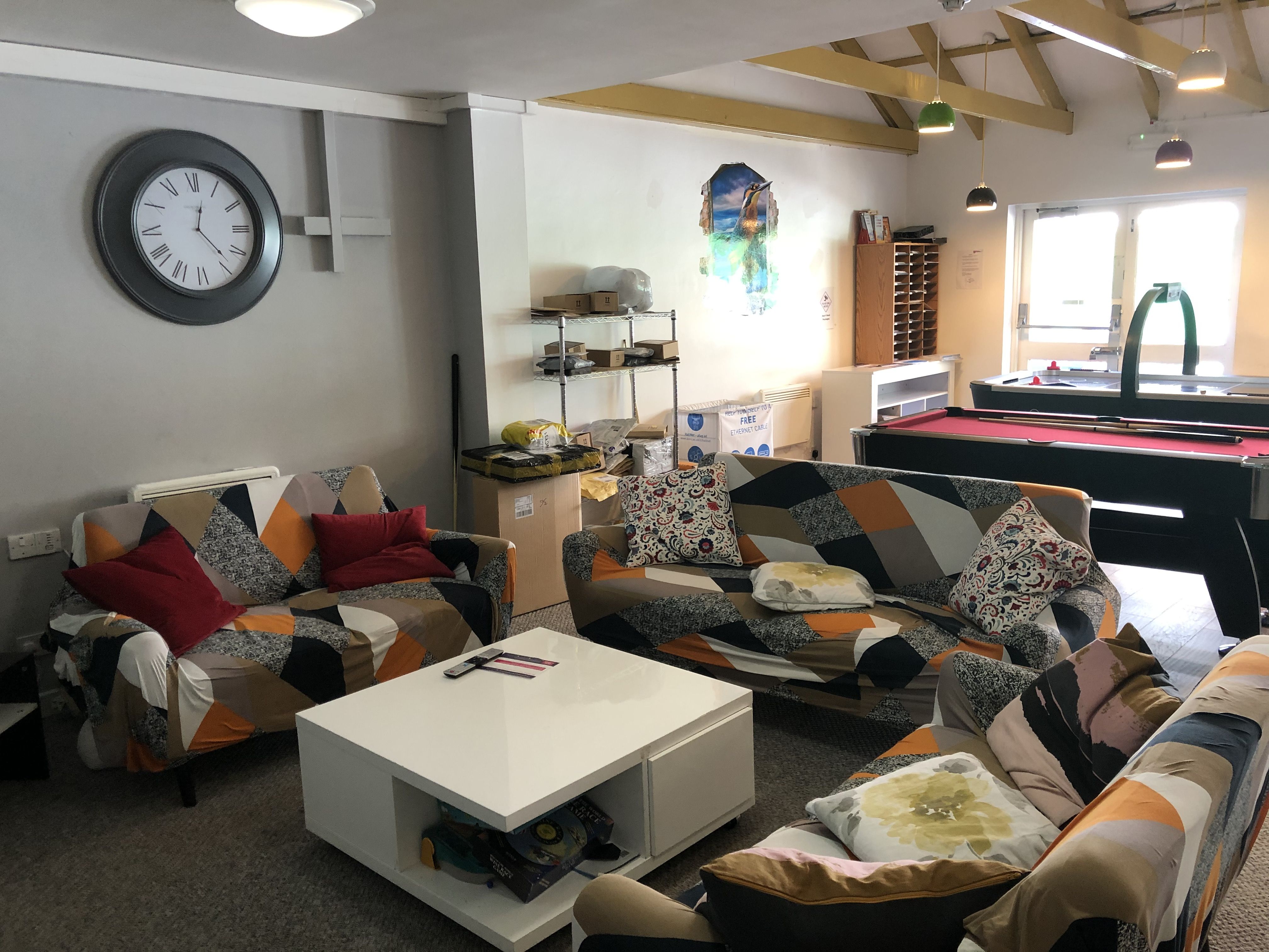 Student Accommodation Loughborough - Chill out zone with pool table