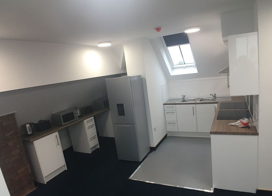Salisbury Road Leicester Student Accommodation - Ensuite rooms - Extra large fully fitted kitchen