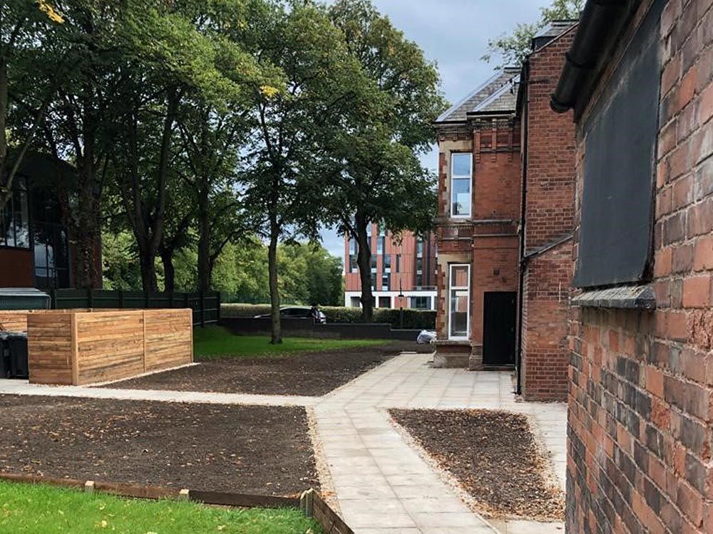 Regent Road Leicester Student Rooms outdoor space