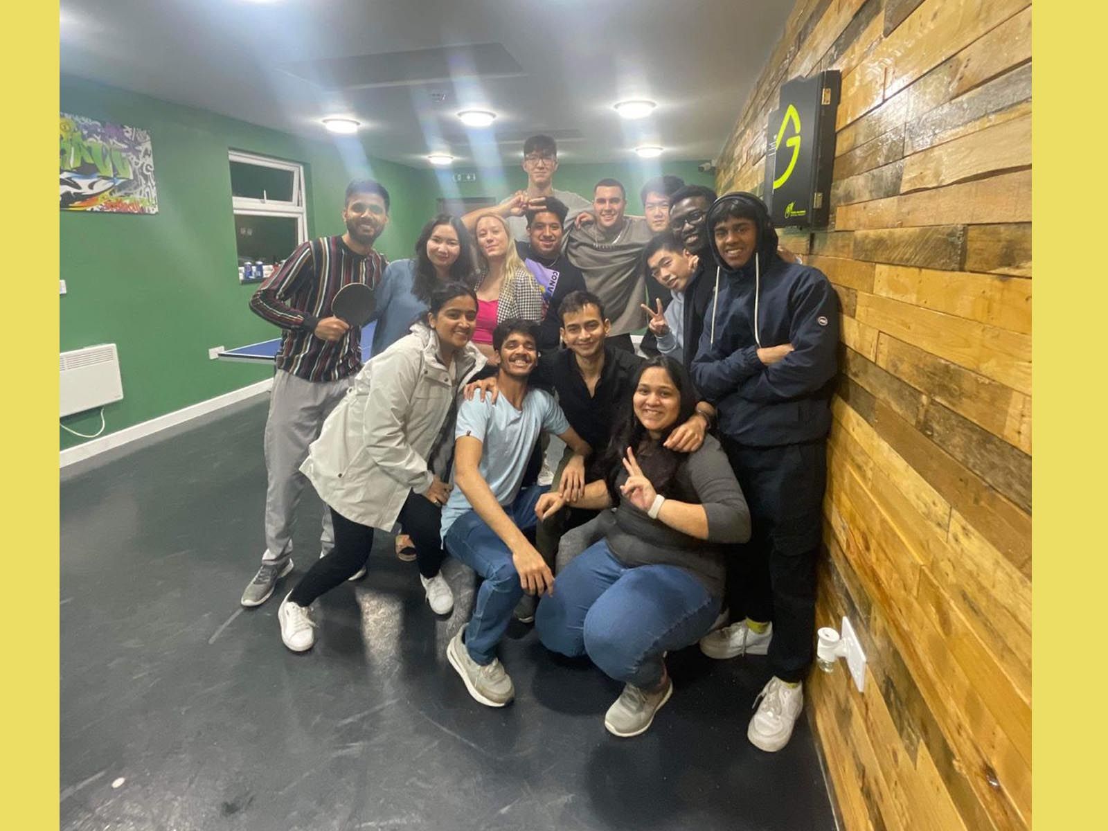 Loughborough Student Christmas Event - group photo