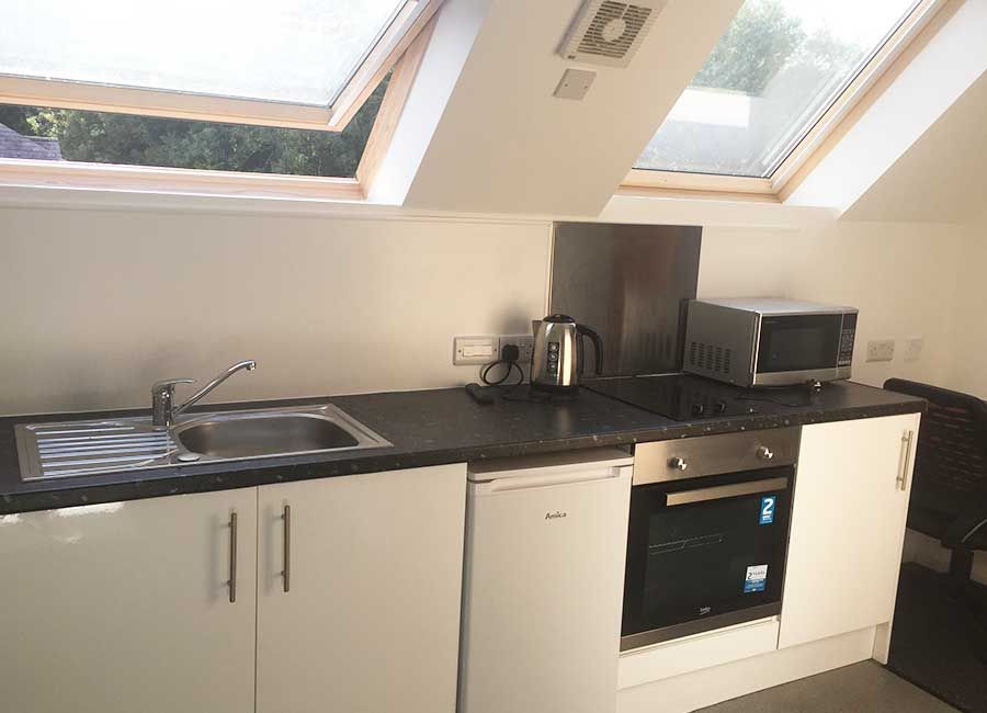 Loughborough Student Accommodation: Forest Rise: Superior Studios - Large open windows for excellent light